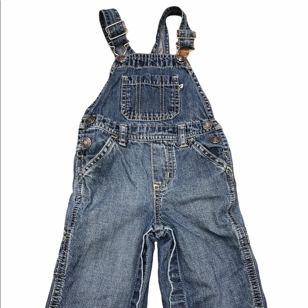 Carter’s size 12 months denim pant overalls - Picture 2 of 6
